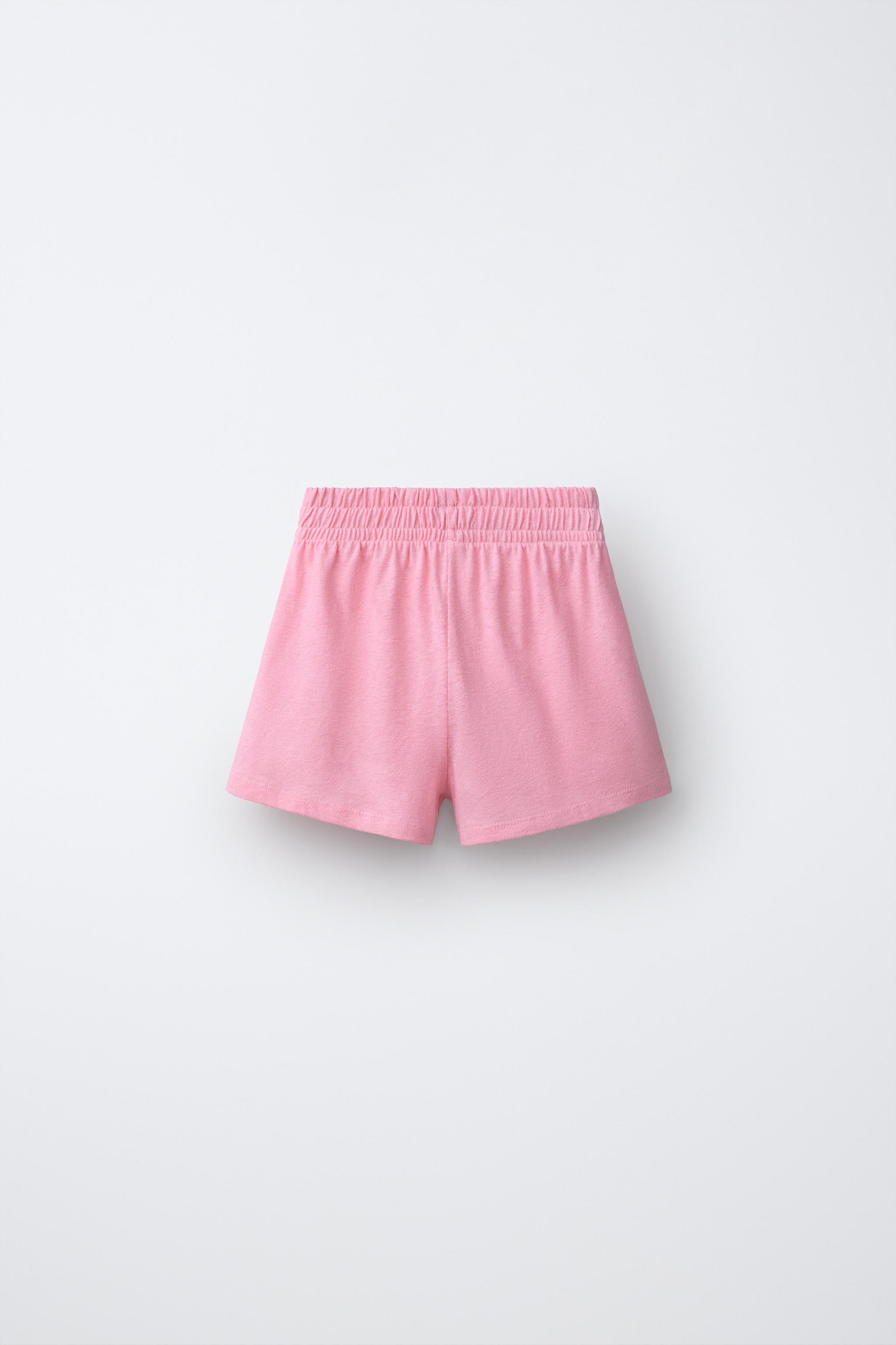 COTTON LINEN BLEND TOP AND SHORTS SET